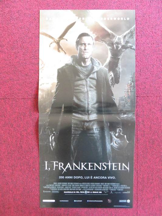I, FRANKENSTEIN ITALIAN LOCANDINA POSTER AARON ECKHART BILL NIGHY 2014 Rendezvous Cinema Movie posters
