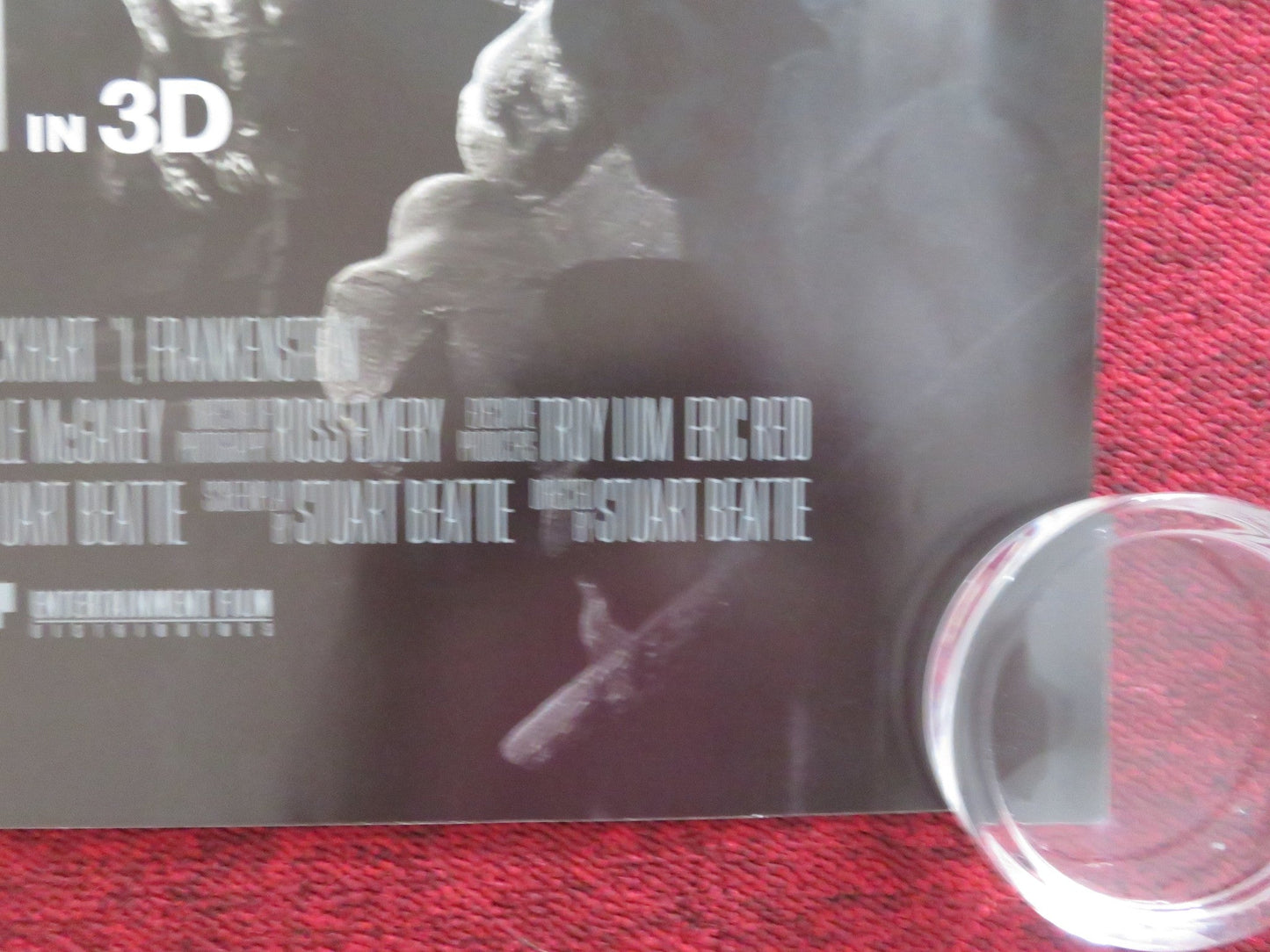 I, FRANKENSTEIN UK QUAD ROLLED POSTER AARON ECKHART BILL NIGHY 2014 Rendezvous Cinema Movie posters