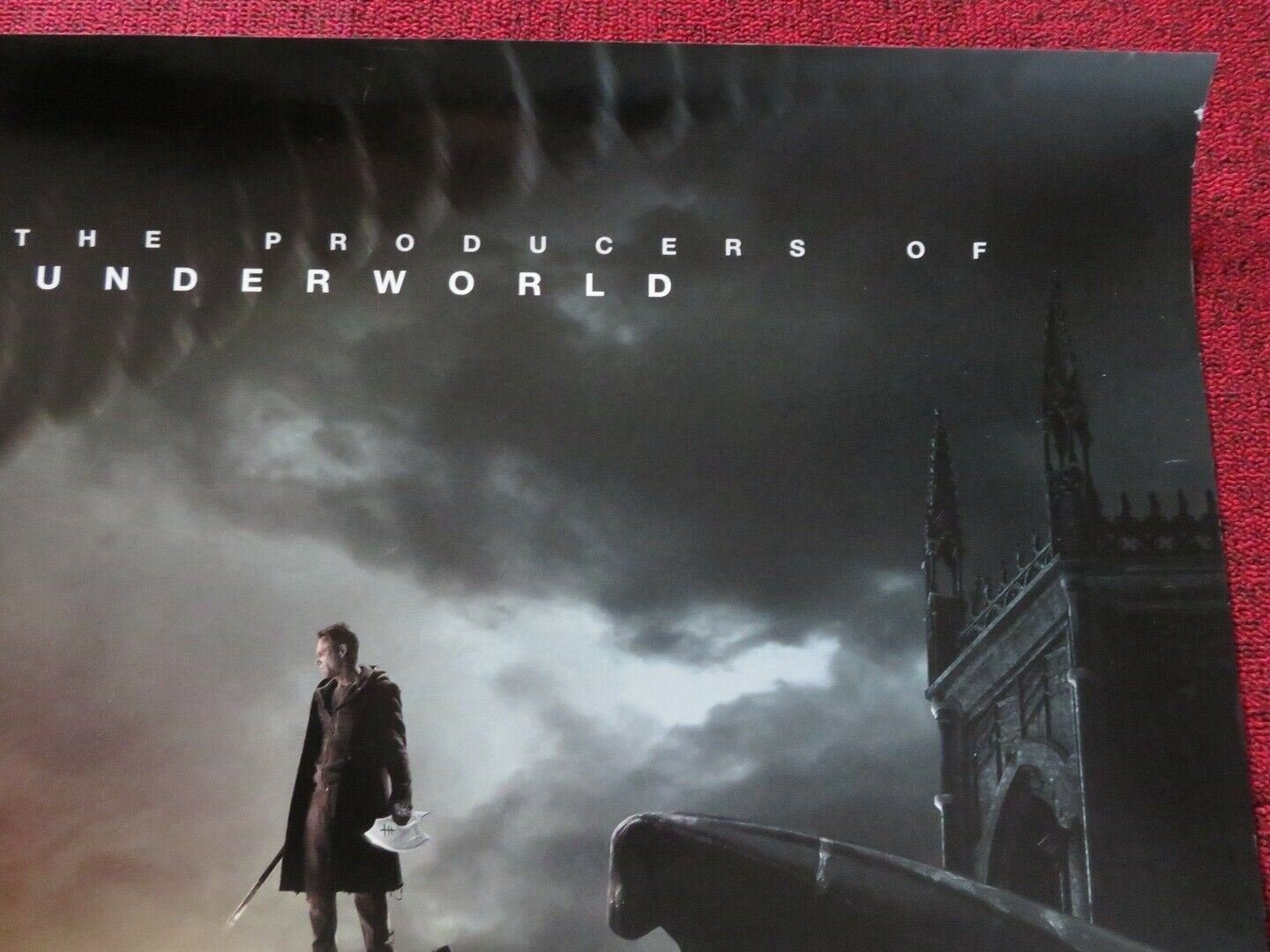 I, FRANKENSTEIN US ONE SHEET ROLLED POSTER STUART BEATTIE BILL NIGHY 2014 Movie posters