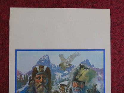 I GIGANTI DEL WEST / The Mountain Men ITALIAN LOCANDINA (27.5"x13") POSTER 1980 Movie posters
