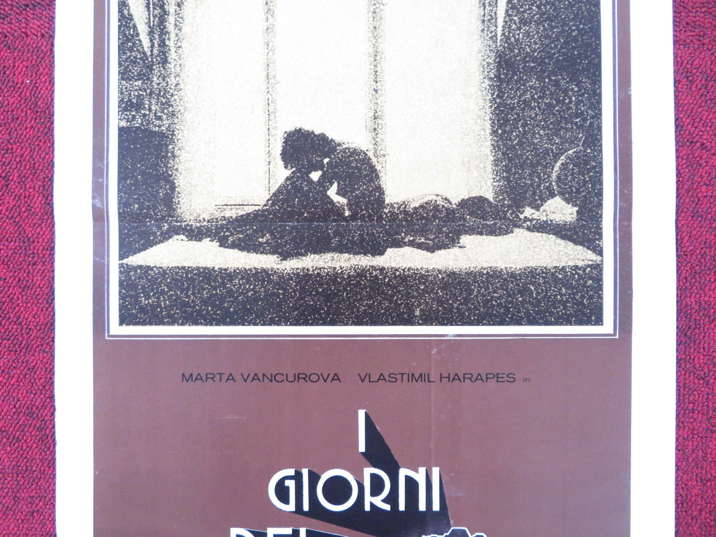 I GIORNI DEL NOSTRO AMORE ITALIAN LOCANDINA POSTER MARTA VANCUROVA 1979 Rendezvous Cinema Movie posters