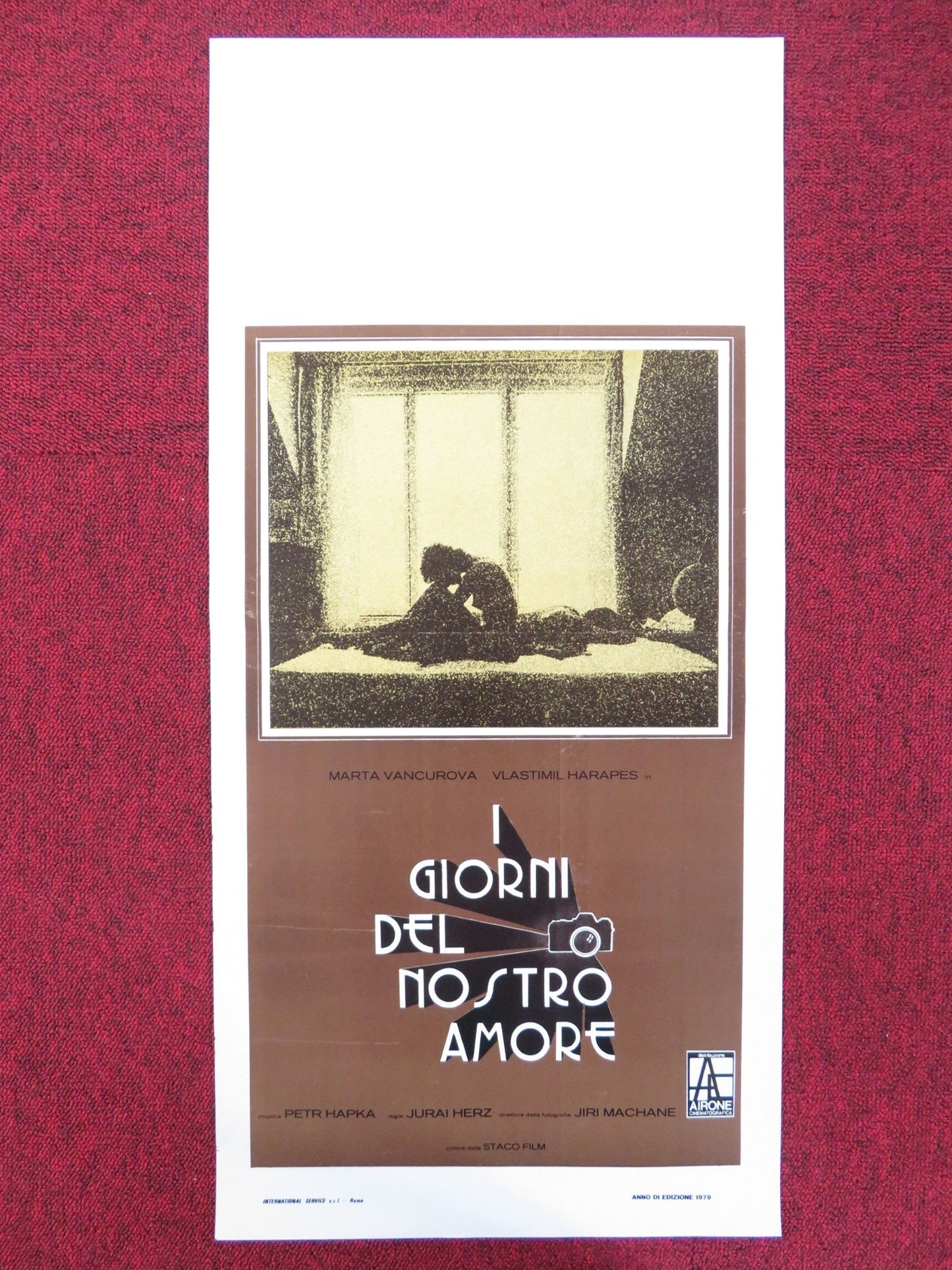 I GIORNI DEL NOSTRO AMORE ITALIAN LOCANDINA POSTER MARTA VANCUROVA 1979 Rendezvous Cinema Movie posters