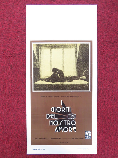 I GIORNI DEL NOSTRO AMORE ITALIAN LOCANDINA POSTER MARTA VANCUROVA 1979 Rendezvous Cinema Movie posters