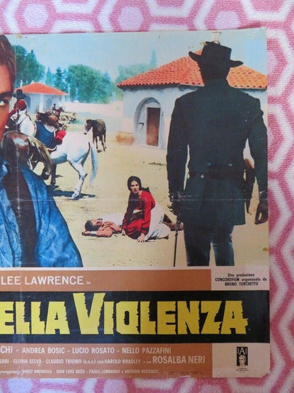 I GIORNI DELLA VIOLENZA ITALIAN PHOTOBUSTA POSTER PETER LEE LAWRENCE 1967 - Rendezvous Cinema