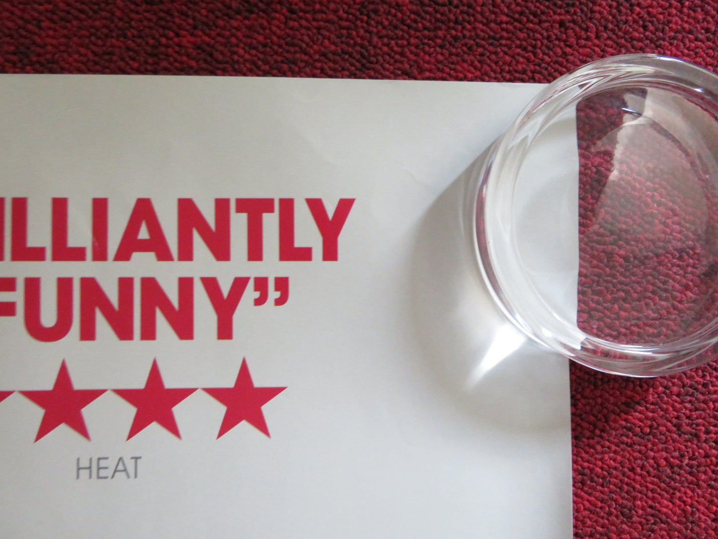 I GIVE IT A YEAR UK QUAD (30"x 40") ROLLED POSTER STEVEN MERCHANT R. BYRNE 2013 Rendezvous Cinema Movie posters