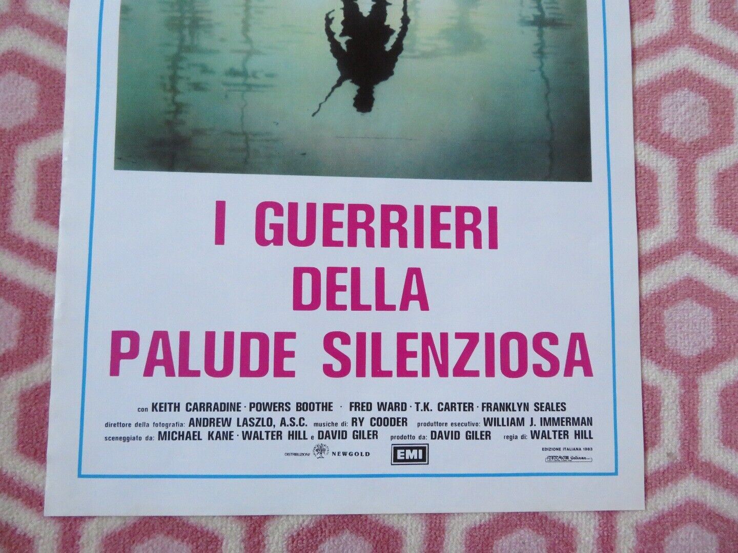 I GUERRIERI DELLA PALUDE SILENZIOSA ITALIAN LOCANDINA (27.5"x13.5") POSTER Movie posters