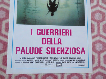 I GUERRIERI DELLA PALUDE SILENZIOSA ITALIAN LOCANDINA (27.5"x13.5") POSTER Movie posters