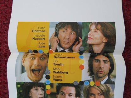 I HEART HUCKABEES ITALIAN LOCANDINA (27.5"x13") POSTER D HOFFMAN J LAW 2004 Movie posters
