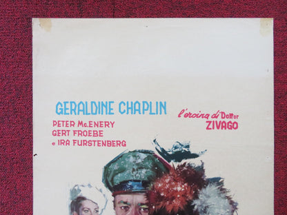 I KILLED RASPUTIN ITALIAN LOCANDINA POSTER GERT FROBE GERALDINE CHAPLIN 1967 Rendezvous Cinema Movie posters
