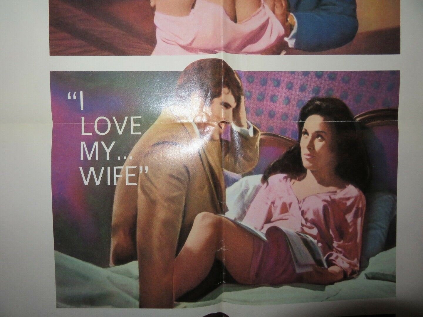 I LOVE MY WIFE US ONE SHEET POSTER ELLIOTT GOULD BRENDA VACCARO 1970 Movie posters