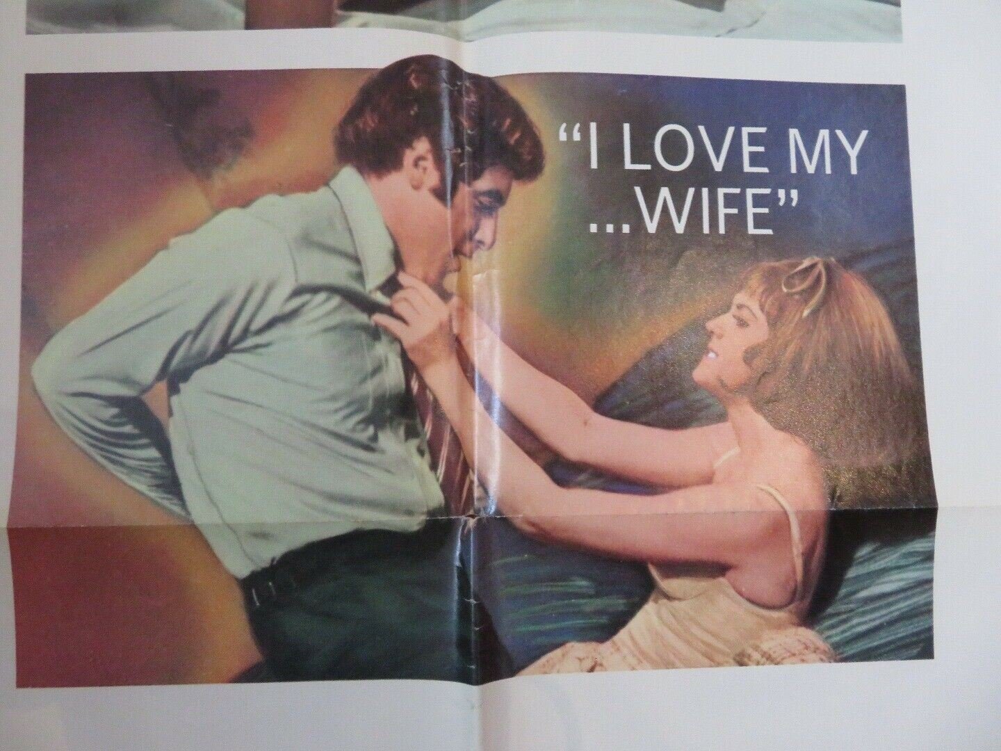 I LOVE MY WIFE US ONE SHEET POSTER ELLIOTT GOULD BRENDA VACCARO 1970 Movie posters
