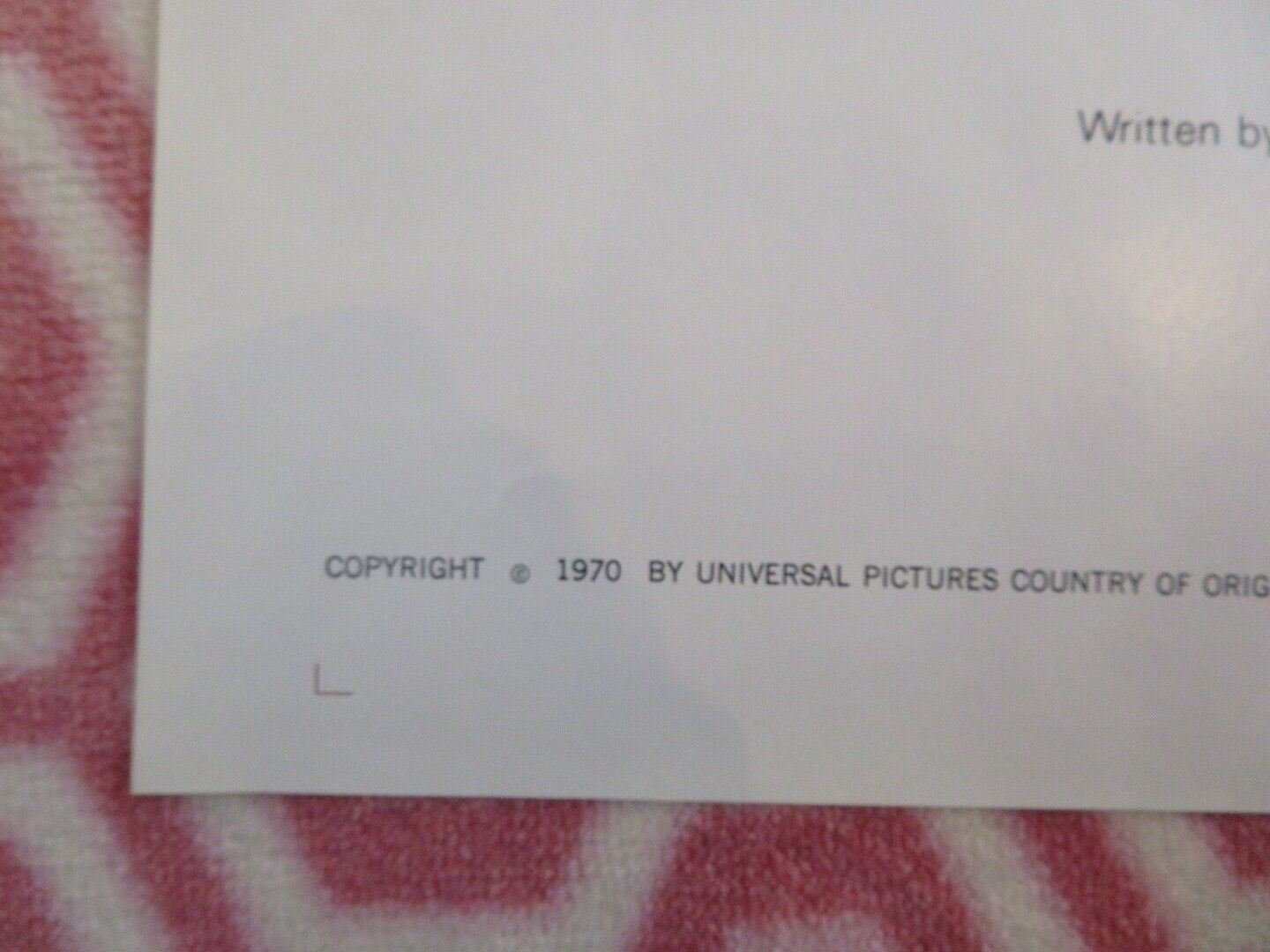 I LOVE MY WIFE US ONE SHEET POSTER ELLIOTT GOULD BRENDA VACCARO 1970 Movie posters