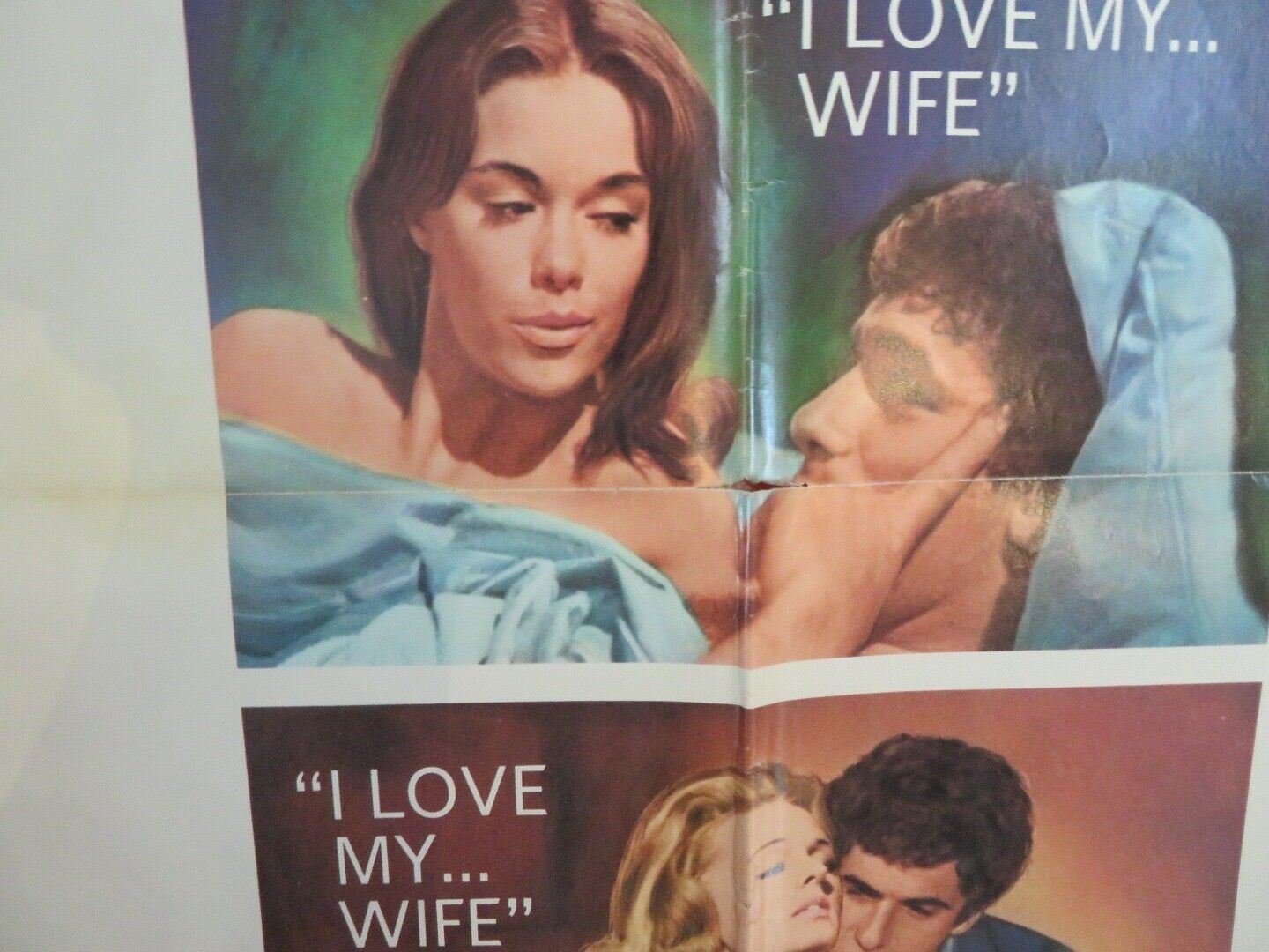 I LOVE MY WIFE US ONE SHEET POSTER ELLIOTT GOULD BRENDA VACCARO 1970 Movie posters