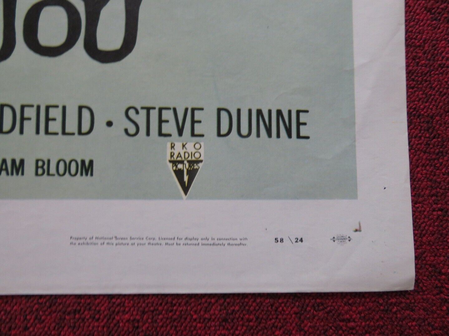 I MARRIED A WOMAN US ONE SHEET POSTER GEORGE GOBEL DIANA DORS 1958 - Rendezvous Cinema