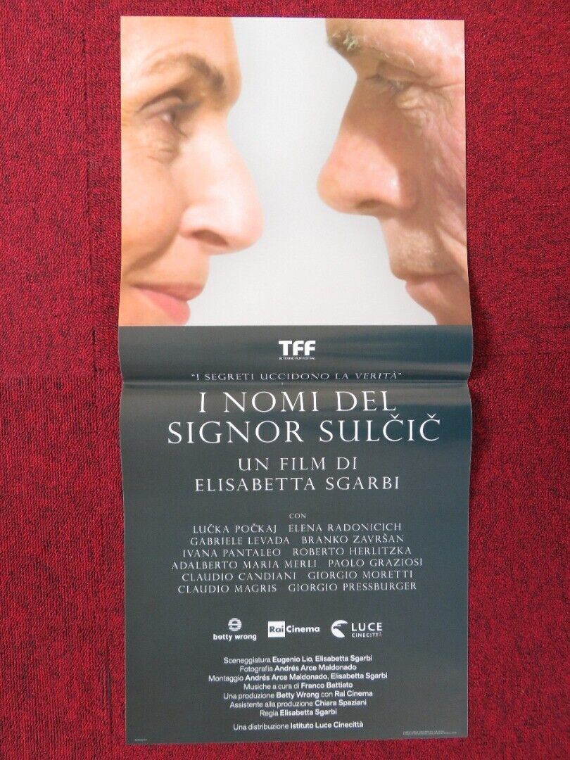 I NOMI DEL SIGNOR SULCIC ITALIAN LOCANDINA (26.5"x12.5") POSTER L POCKAJ 2018 Movie posters