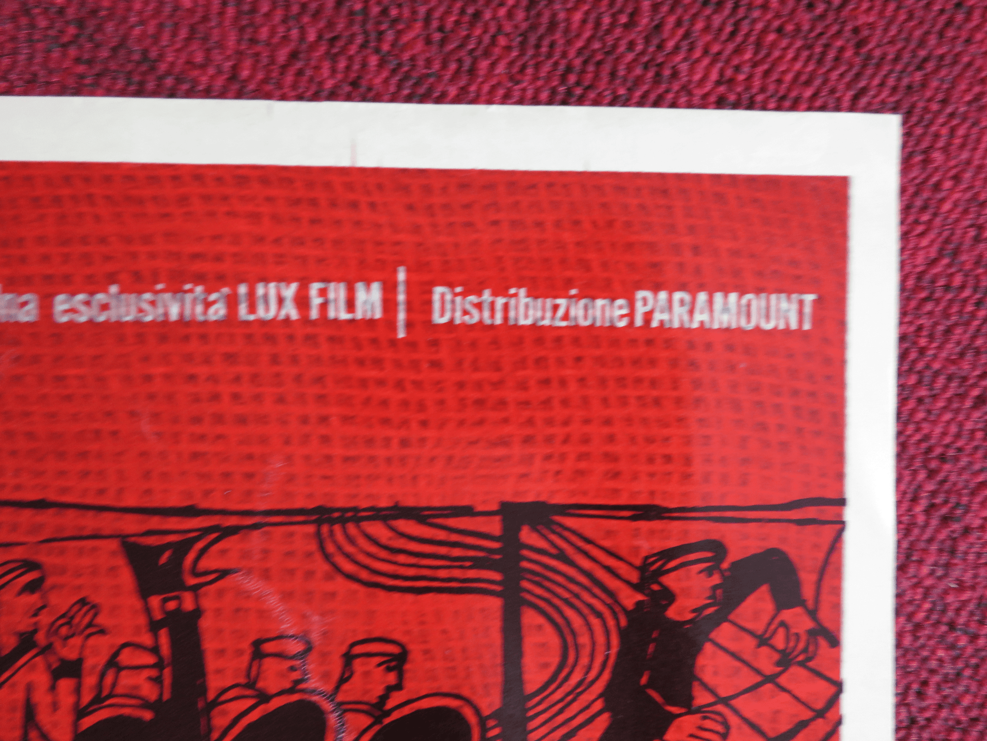 I NORMANNI ITALIAN FOTOBUSTA POSTER NICK CRAVAT BURT LANCASTER 1962 Rendezvous Cinema Movie posters