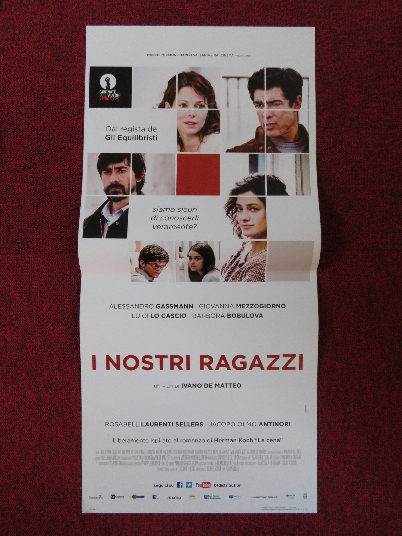 I NOSTRI RAGAZZI ITALIAN LOCANDINA POSTER ALESSANDRO GASSMANN 2014 Rendezvous Cinema Movie posters
