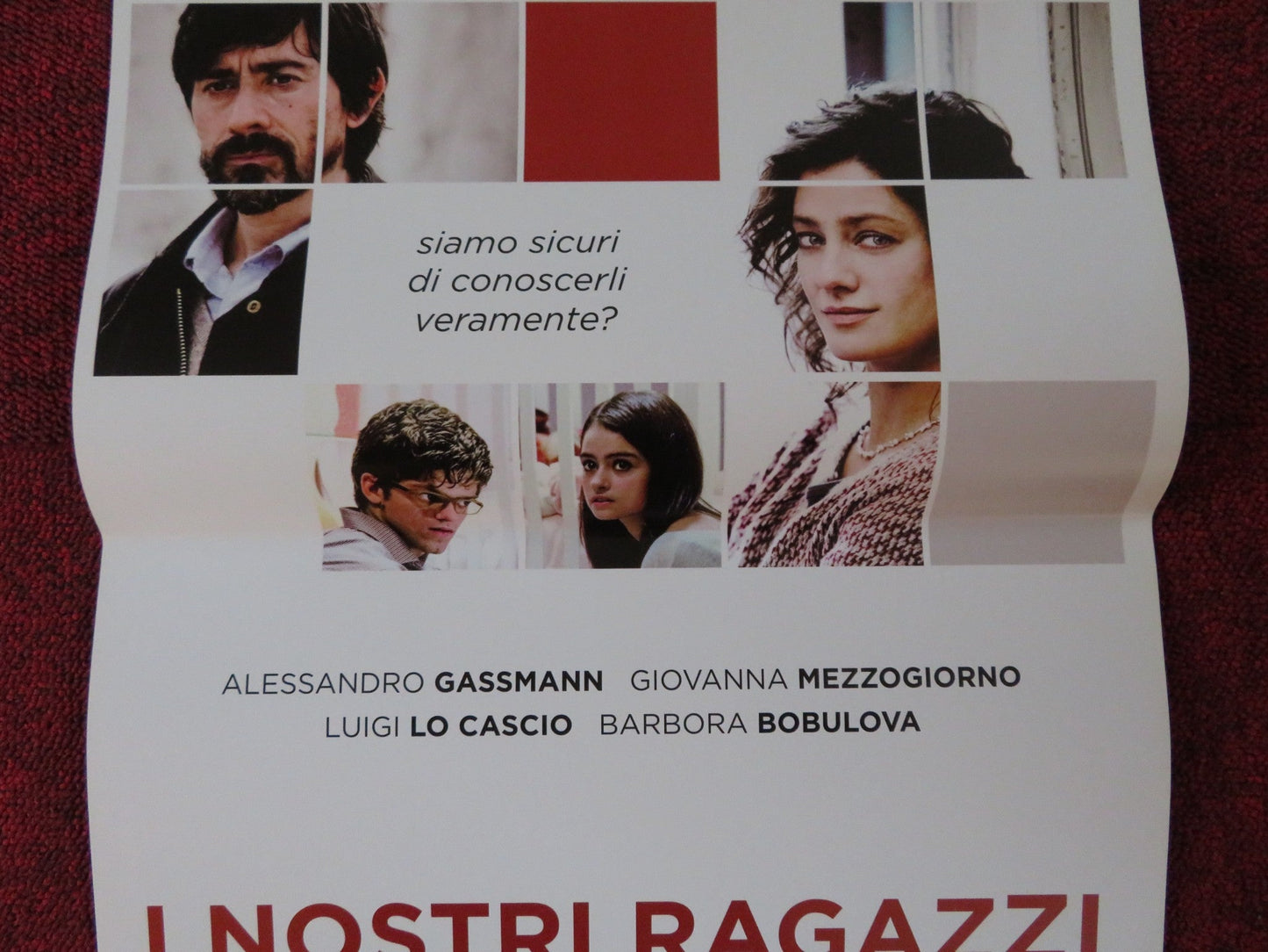 I NOSTRI RAGAZZI ITALIAN LOCANDINA POSTER ALESSANDRO GASSMANN 2014 Rendezvous Cinema Movie posters