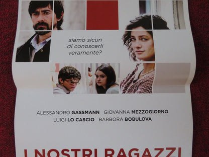 I NOSTRI RAGAZZI ITALIAN LOCANDINA POSTER ALESSANDRO GASSMANN 2014 Rendezvous Cinema Movie posters