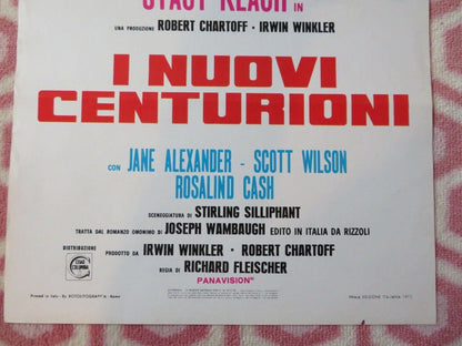 I NUOVI CENTURIONI ITALIAN LOCANDINA (27.5"x13") POSTER GEORGE C.SCOTT 1972 - Rendezvous Cinema
