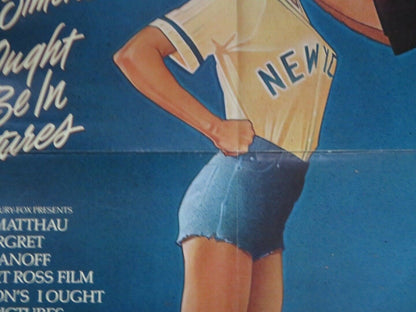 I OUGHT TO BE IN PICTURES US ONE SHEET POSTER NEIL SIMONS 1982 Movie posters