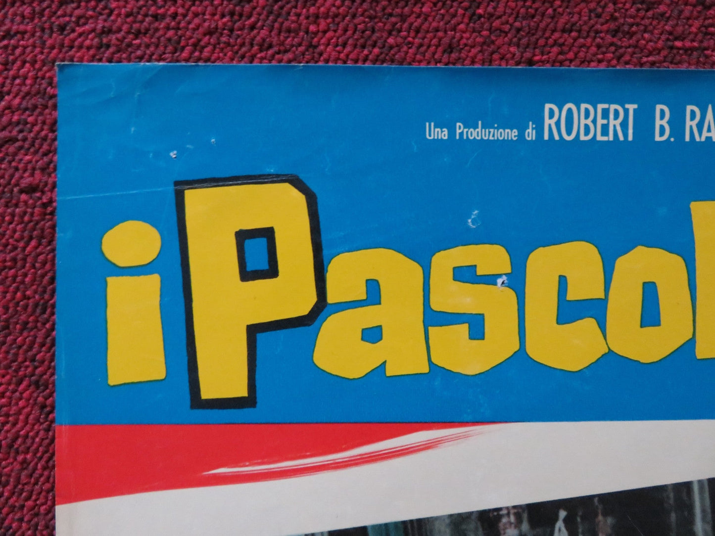 I PASCOLI DELL'ALTIPIANO - B ITALIAN FOTOBUSTA POSTER CARDI GUY STOCKWELL 1966 Rendezvous Cinema Movie posters