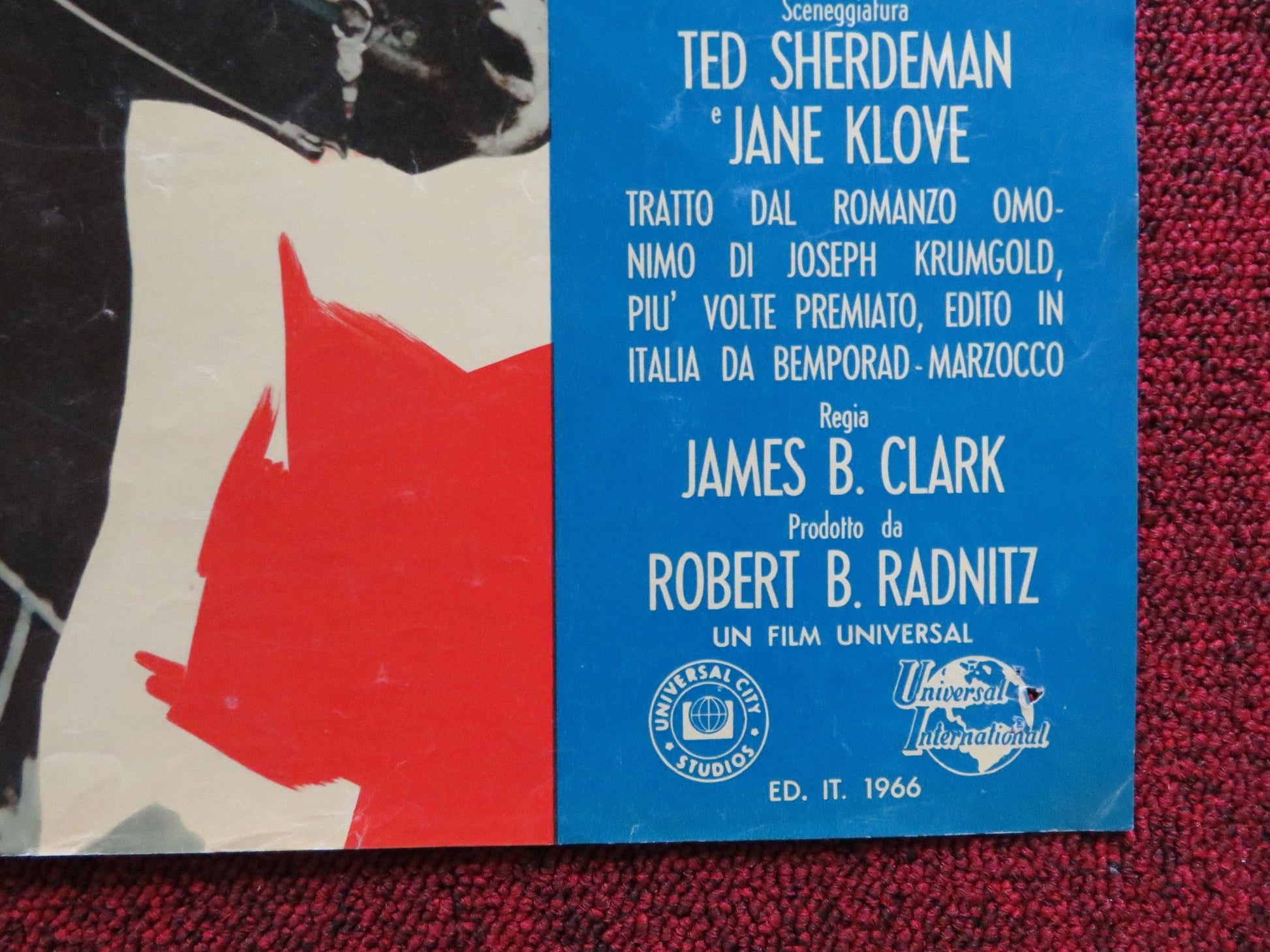 I PASCOLI DELL'ALTIPIANO - B ITALIAN FOTOBUSTA POSTER CARDI GUY STOCKWELL 1966 Rendezvous Cinema Movie posters