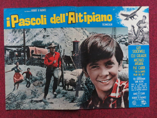 I PASCOLI DELL'ALTIPIANO - C ITALIAN FOTOBUSTA POSTER CARDI GUY STOCKWELL 1966 Rendezvous Cinema Movie posters