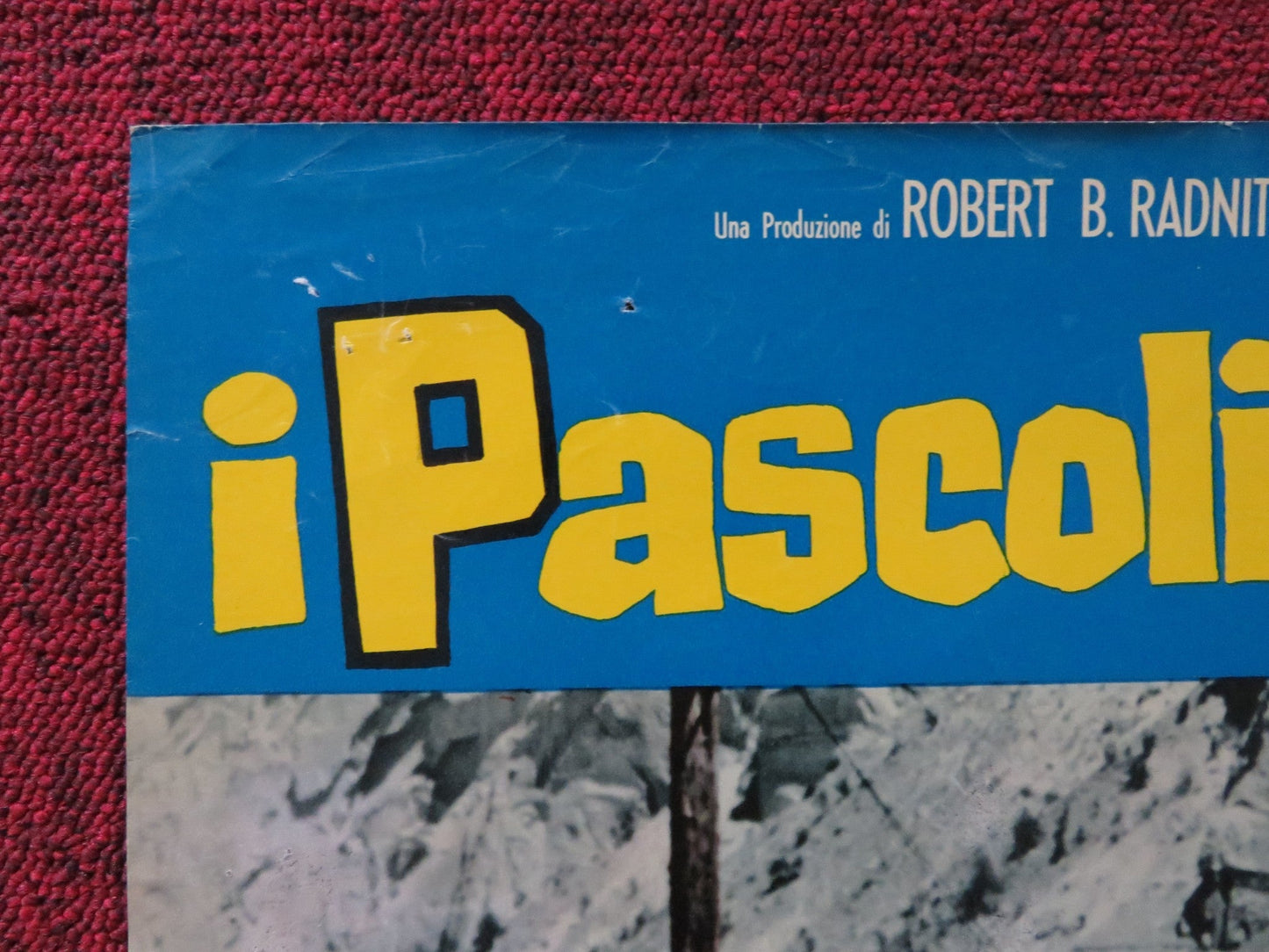 I PASCOLI DELL'ALTIPIANO - C ITALIAN FOTOBUSTA POSTER CARDI GUY STOCKWELL 1966 Rendezvous Cinema Movie posters