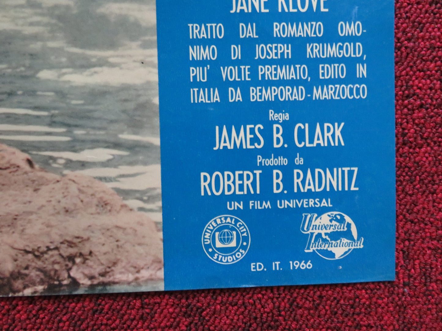 I PASCOLI DELL'ALTIPIANO - D ITALIAN FOTOBUSTA POSTER CARDI GUY STOCKWELL 1966 Rendezvous Cinema Movie posters