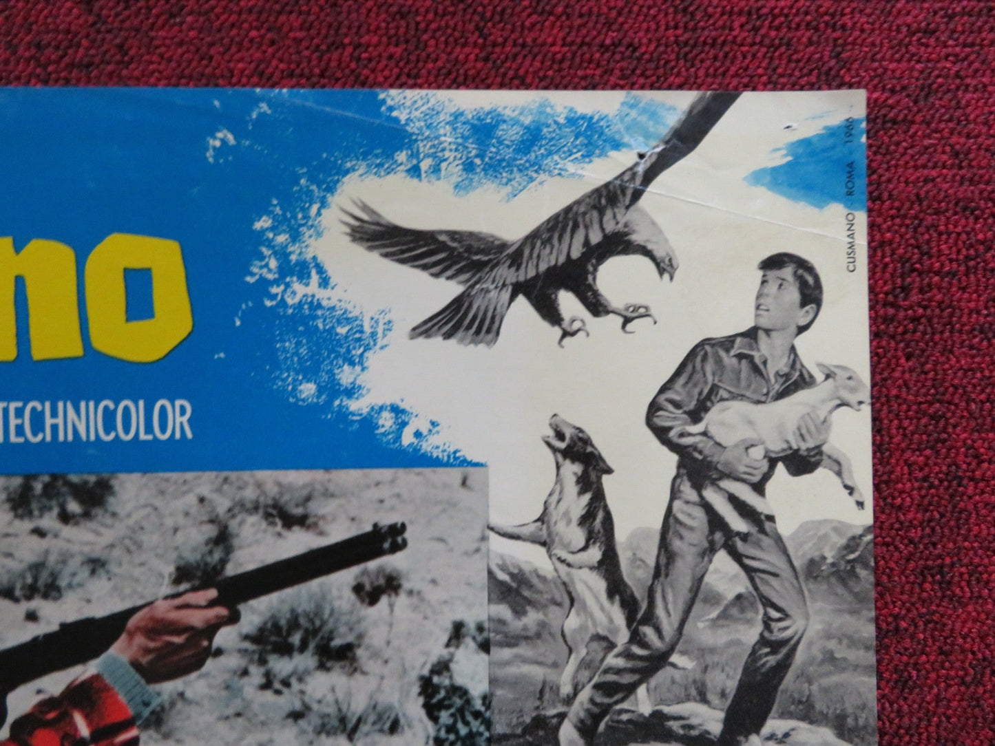 I PASCOLI DELL'ALTIPIANO - F ITALIAN FOTOBUSTA POSTER CARDI GUY STOCKWELL 1966 Rendezvous Cinema Movie posters