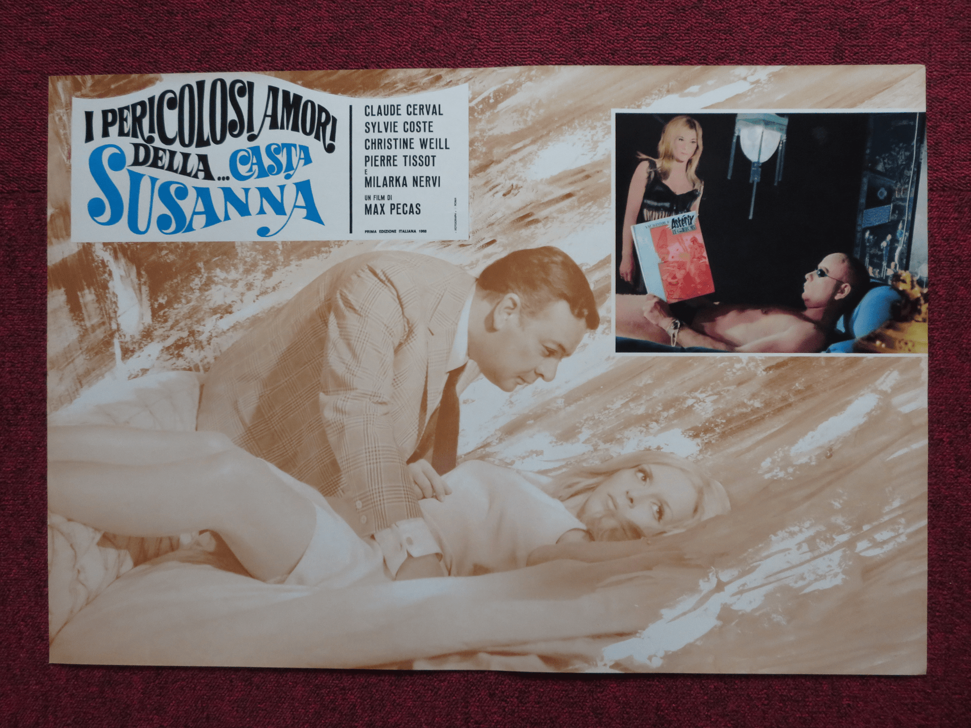 I PERICOLOSI AMORI DELLA...CASTA - D SUSANNA ITALIAN FOTOBUSTA POSTER C.CERVAL 67 Rendezvous Cinema Movie posters