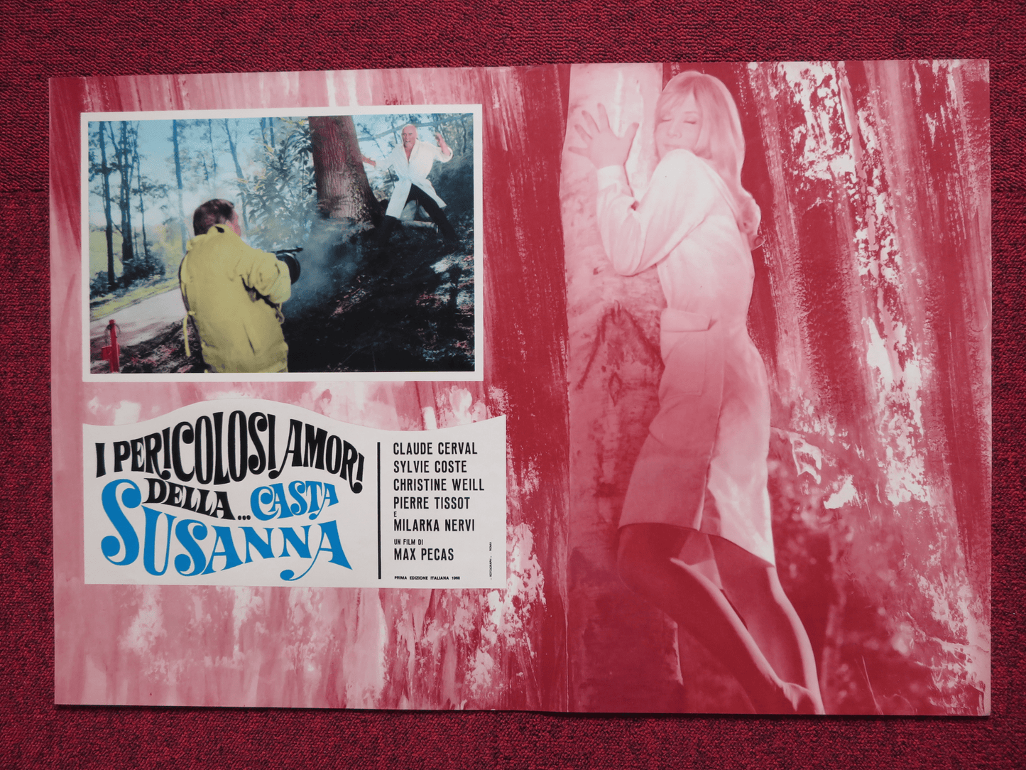 I PERICOLOSI AMORI DELLA...CASTA - F SUSANNA ITALIAN FOTOBUSTA POSTER C.CERVAL 67 Rendezvous Cinema Movie posters