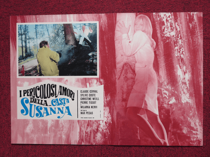 I PERICOLOSI AMORI DELLA...CASTA - F SUSANNA ITALIAN FOTOBUSTA POSTER C.CERVAL 67 Rendezvous Cinema Movie posters