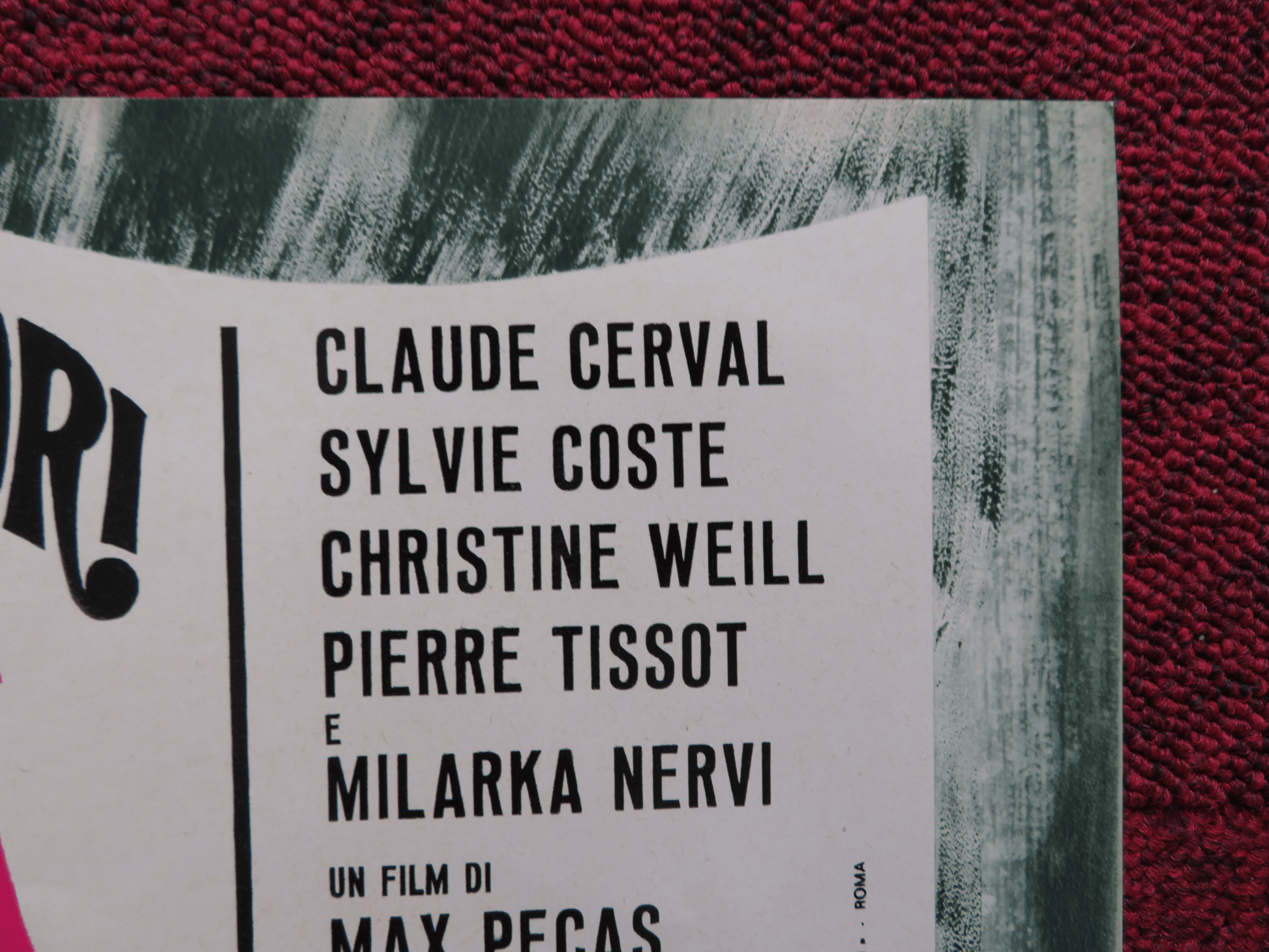 I PERICOLOSI AMORI DELLA...CASTA SUSANNA ITALIAN FOTOBUSTA POSTER C.CERVAL 1967 Rendezvous Cinema Movie posters