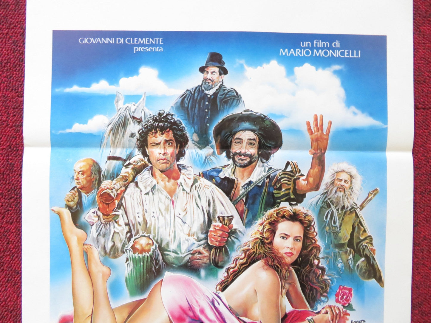 I PICARI ITALIAN LOCANDINA POSTER VITTORIO GASSMAN NINO MANFREDI 1987 Rendezvous Cinema Movie posters