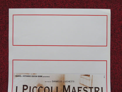 I PICCOLI MAESTRI ITALIAN LOCANDINA POSTER STEFANO ACCORSI STEFANIA MONTORSI '98 Rendezvous Cinema Movie posters