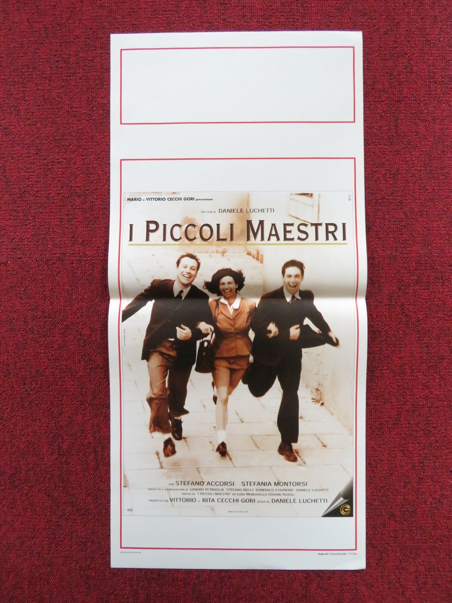 I PICCOLI MAESTRI ITALIAN LOCANDINA POSTER STEFANO ACCORSI STEFANIA MONTORSI '98 Rendezvous Cinema Movie posters