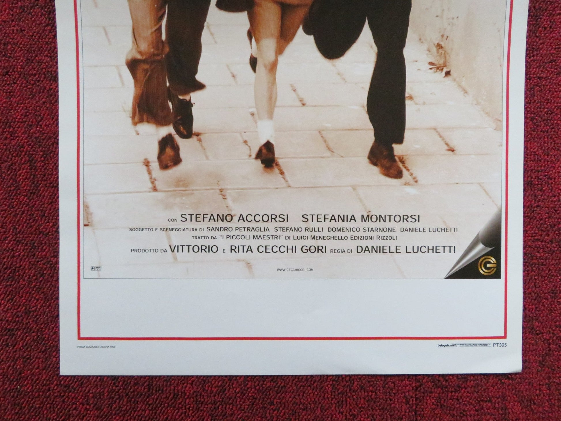 I PICCOLI MAESTRI ITALIAN LOCANDINA POSTER STEFANO ACCORSI STEFANIA MONTORSI '98 Rendezvous Cinema Movie posters