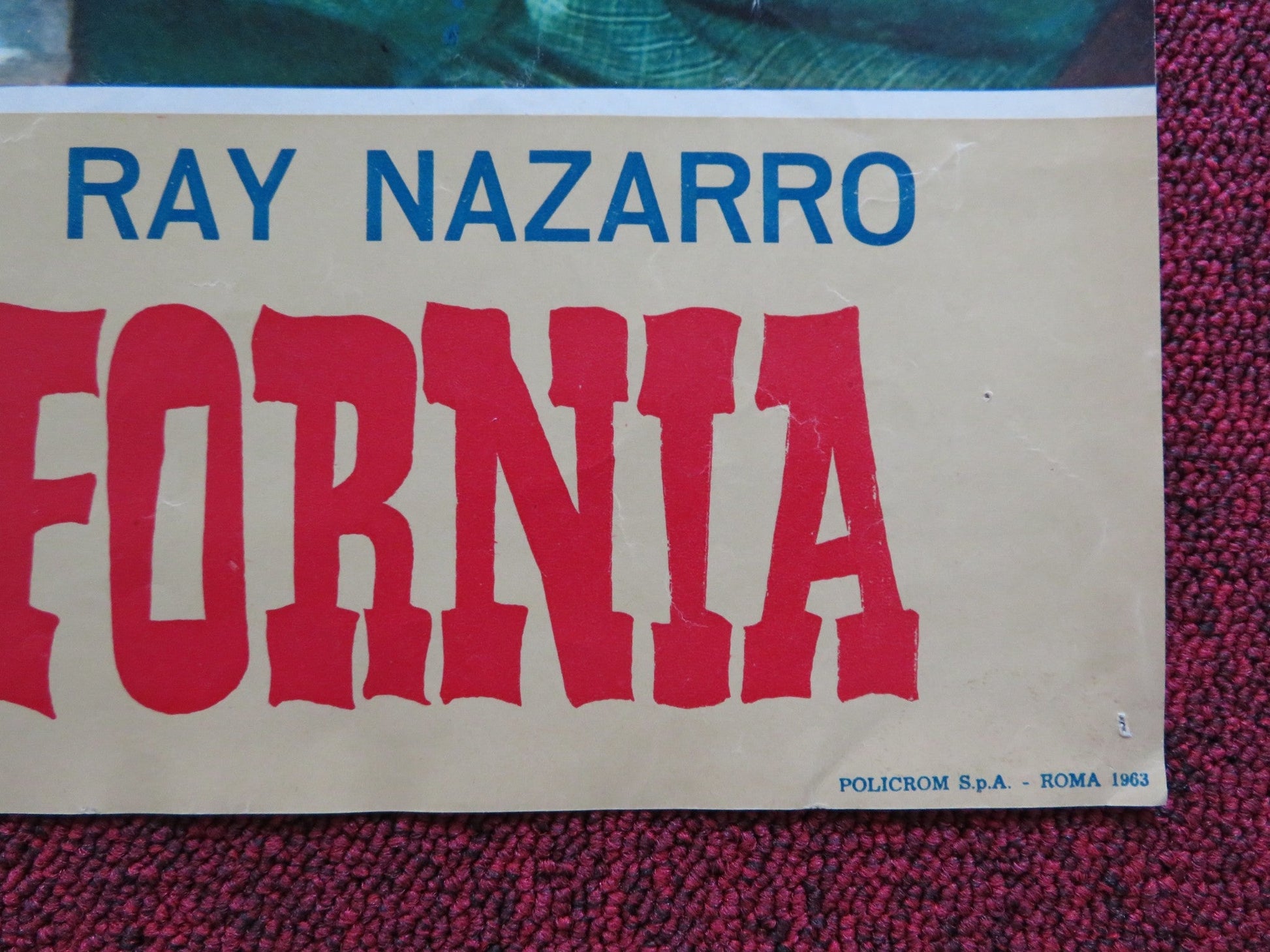 I PIONIERI DELLA CALIFORNIA - B ITALIAN FOTOBUSTA POSTER ROD CAMERON J. DRU 1954 Rendezvous Cinema Movie posters