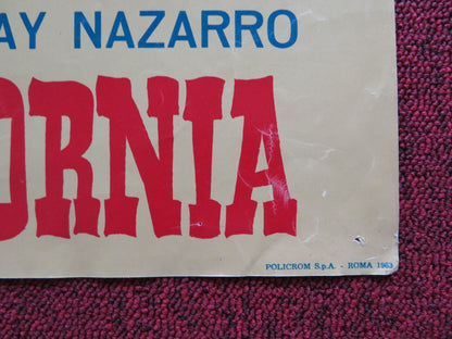 I PIONIERI DELLA CALIFORNIA - C ITALIAN FOTOBUSTA POSTER ROD CAMERON J. DRU 1954 Rendezvous Cinema Movie posters