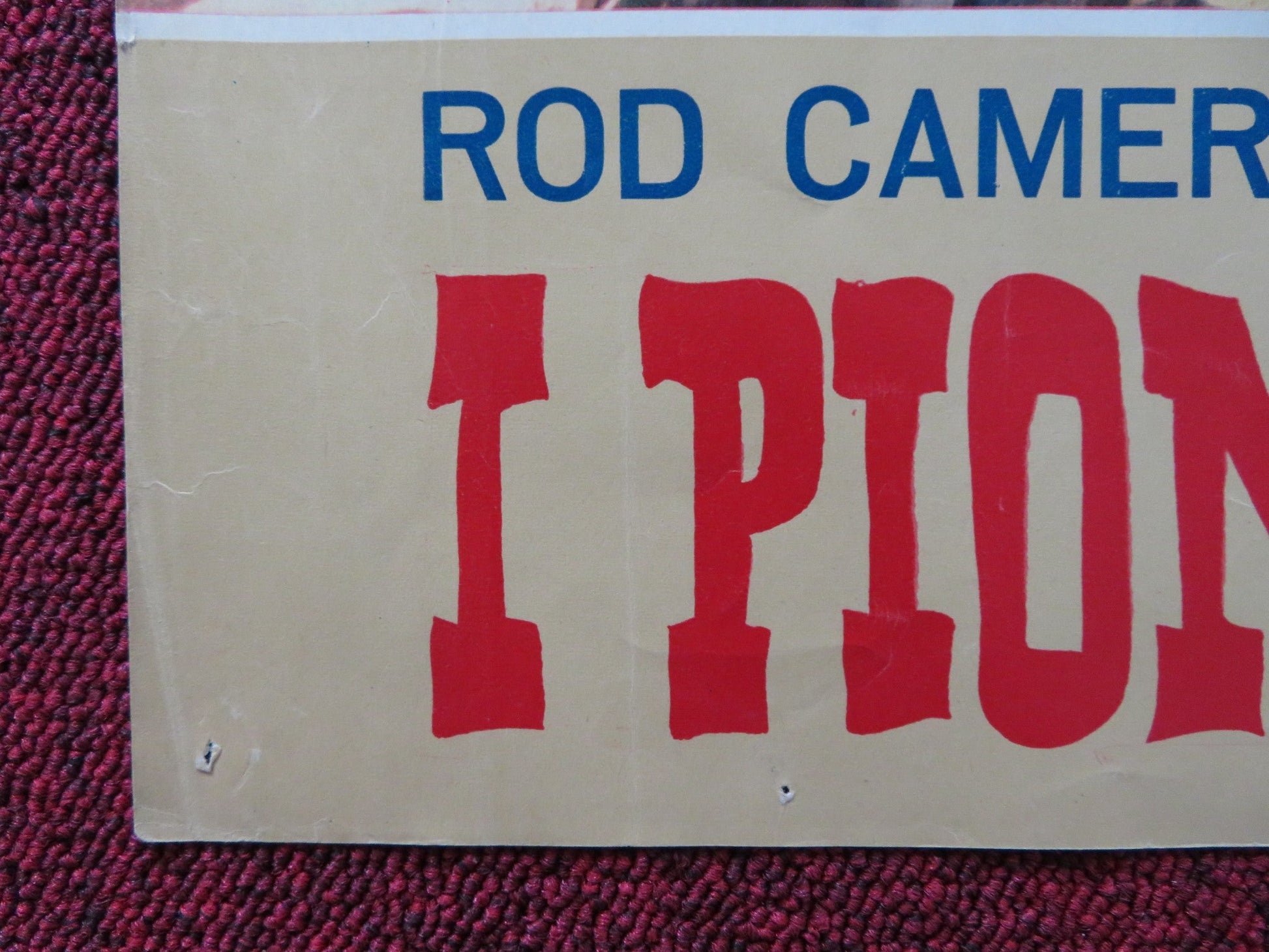 I PIONIERI DELLA CALIFORNIA - F ITALIAN FOTOBUSTA POSTER ROD CAMERON J. DRU 1954 Rendezvous Cinema Movie posters