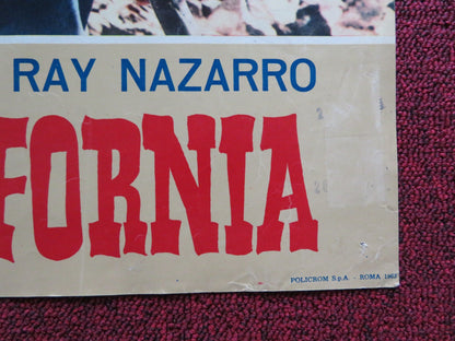 I PIONIERI DELLA CALIFORNIA - F ITALIAN FOTOBUSTA POSTER ROD CAMERON J. DRU 1954 Rendezvous Cinema Movie posters