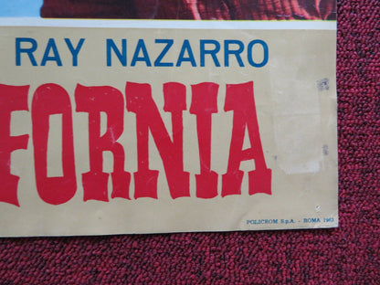 I PIONIERI DELLA CALIFORNIA - G ITALIAN FOTOBUSTA POSTER ROD CAMERON J. DRU 1954 Rendezvous Cinema Movie posters