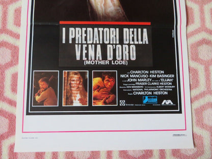 I PREDATORI DELLA VENA D'ORO ITALIAN LOCANDINA (28.5"x13") POSTER K BASINGER '84 - Rendezvous Cinema