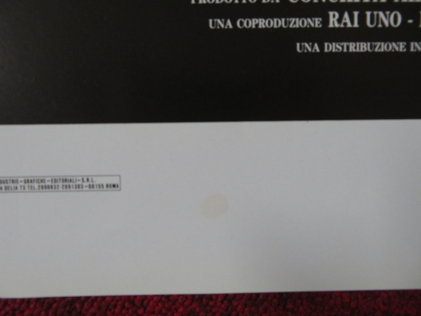 I RAGAZZI DI VIA PANISPERNA ITALIAN LOCANDINA POSTER ANDREA PRODAN 1988 Rendezvous Cinema Movie posters