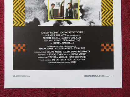 I RAGAZZI DI VIA PANISPERNA ITALIAN LOCANDINA POSTER ANDREA PRODAN 1988 Rendezvous Cinema Movie posters