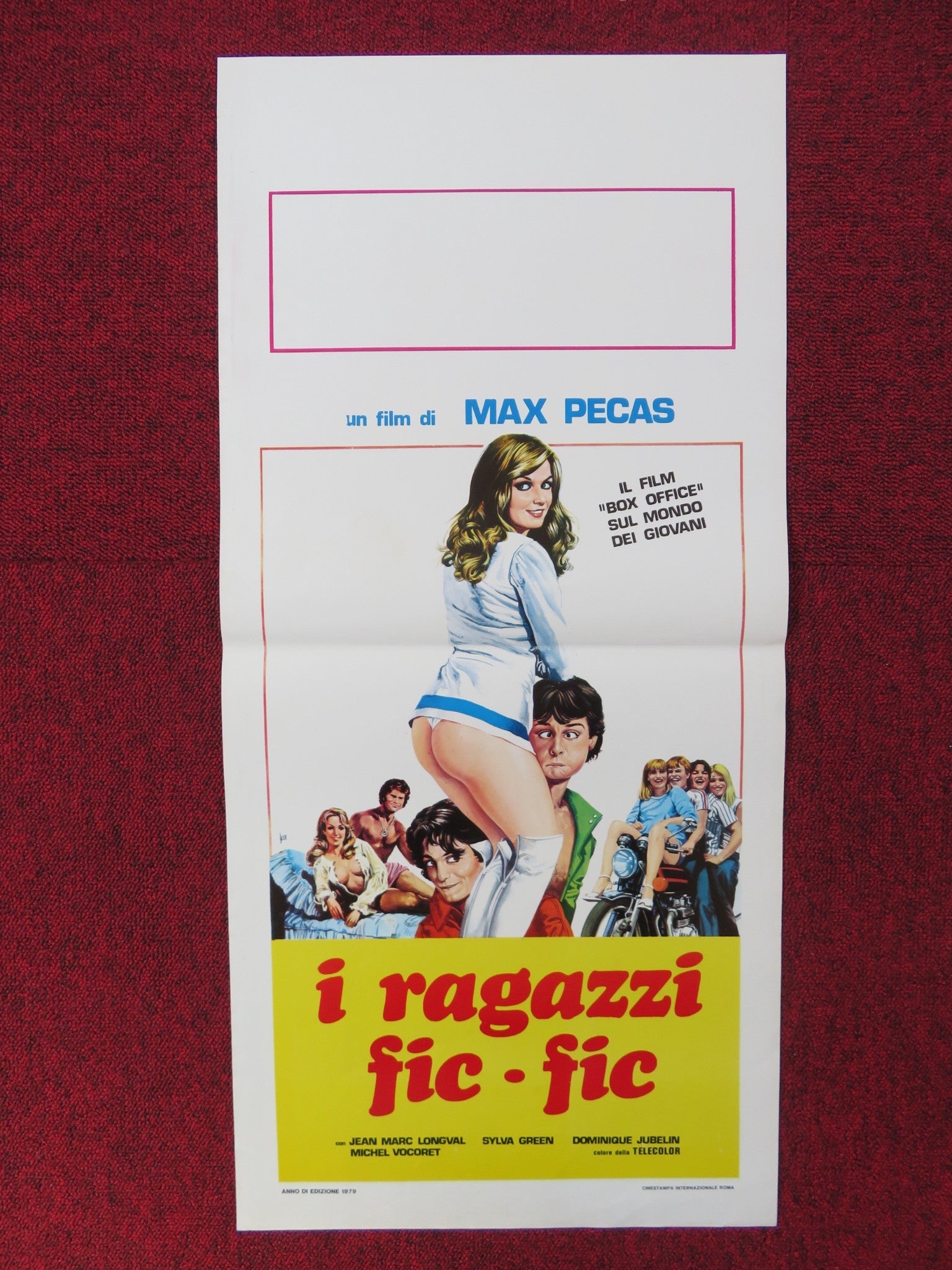 I RAGAZZI FIC FIC ITALIAN LOCANDINA POSTER JEAN MARC LONGVAL SYLVA GREEN 1979 Rendezvous Cinema Movie posters