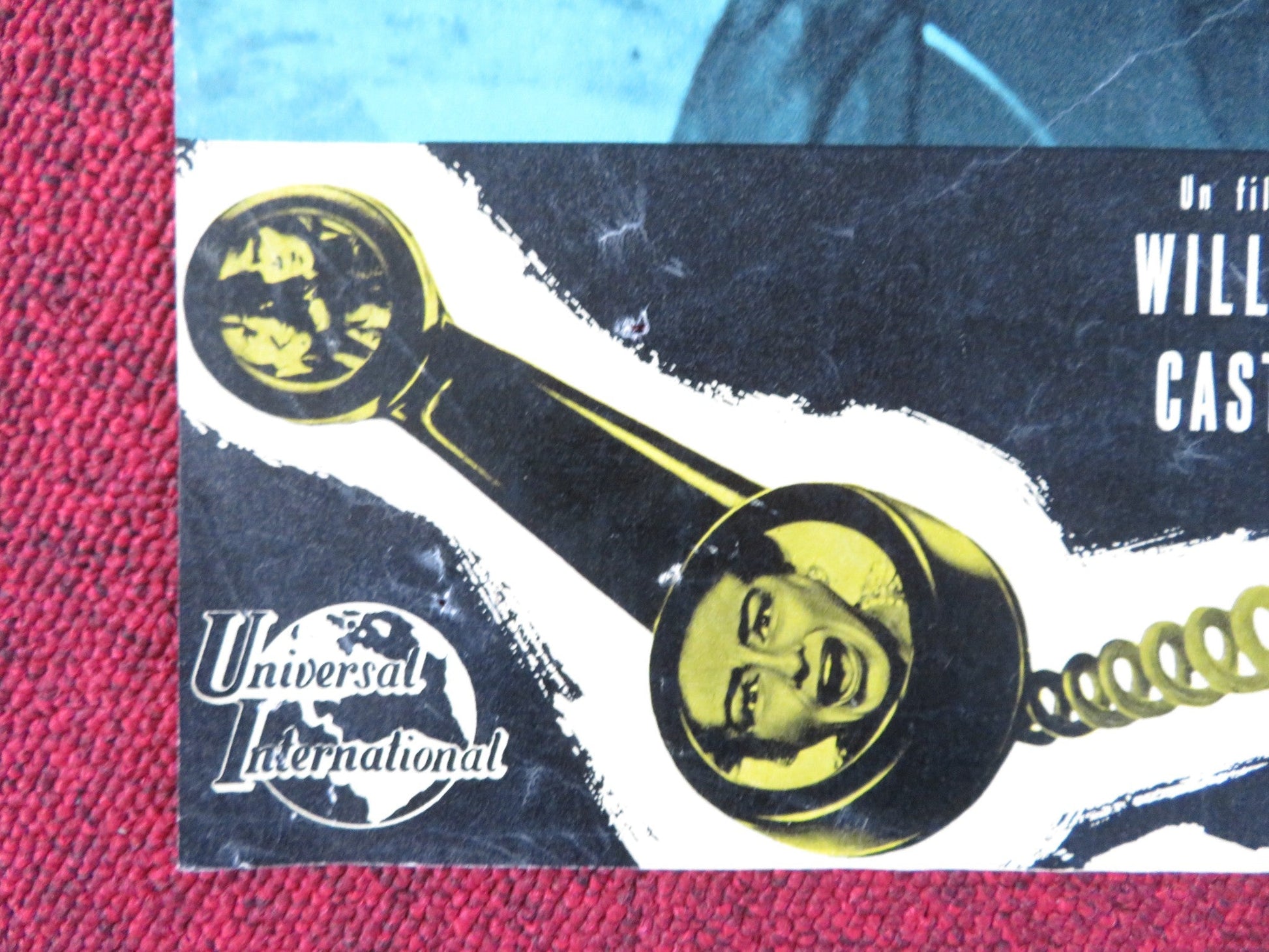 I SAW WHAT YOU DID - A ITALIAN FOTOBUSTA POSTER JOAN CRAWFORD JOHN IRELAND 1965 Rendezvous Cinema Movie posters