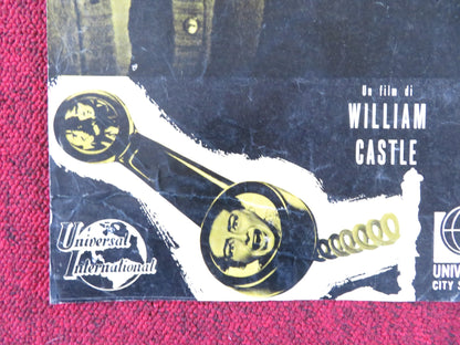 I SAW WHAT YOU DID - E ITALIAN FOTOBUSTA POSTER JOAN CRAWFORD JOHN IRELAND 1965 Rendezvous Cinema Movie posters